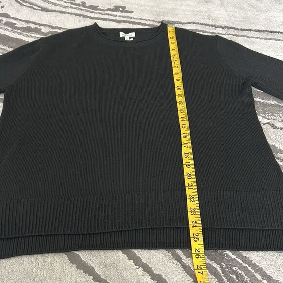 NWT Ella Moss Loos Fit Sweater Size M Black - Picture 10 of 13